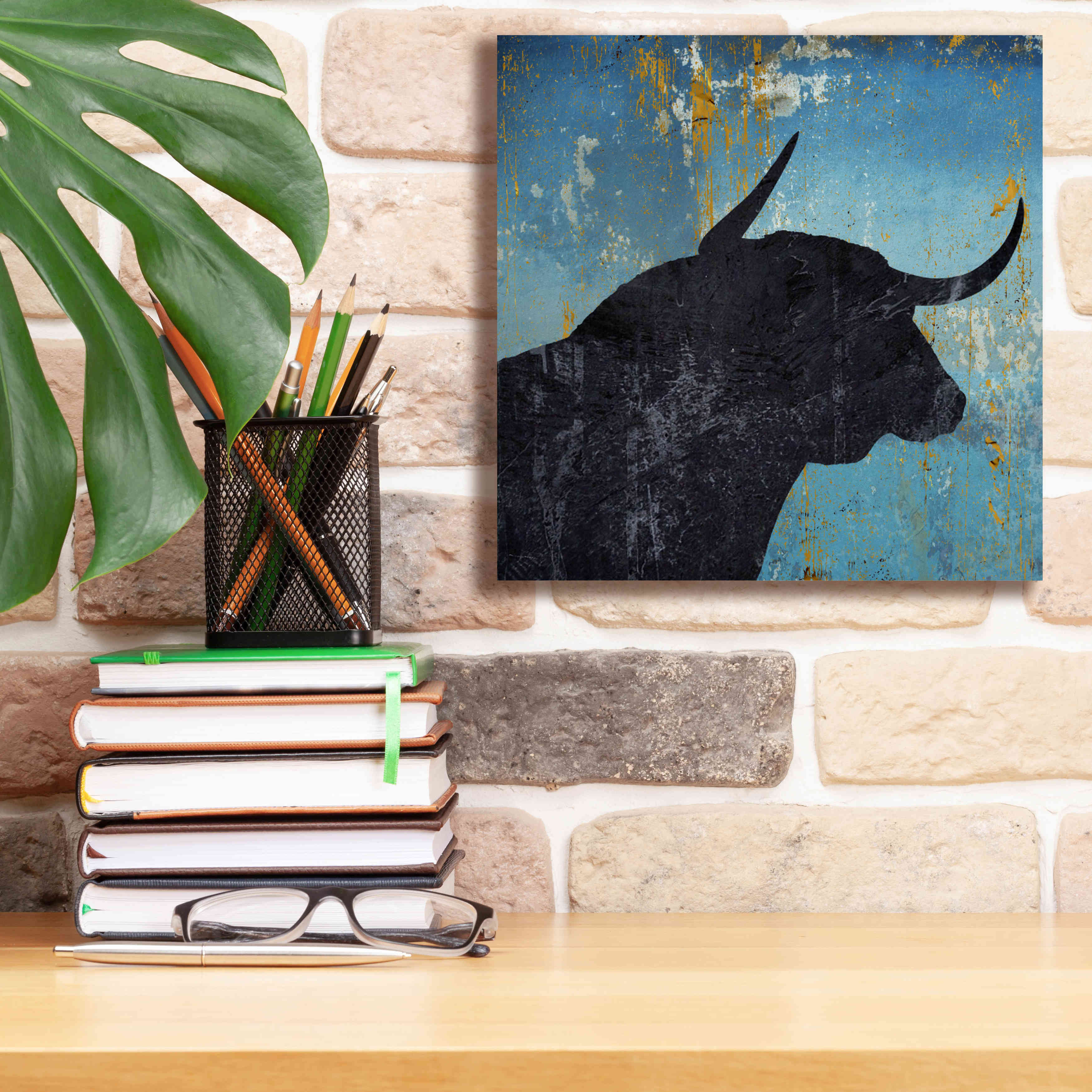 'Bulldom 2' by Karen Smith Giclee Canvas Wall Art,12x12