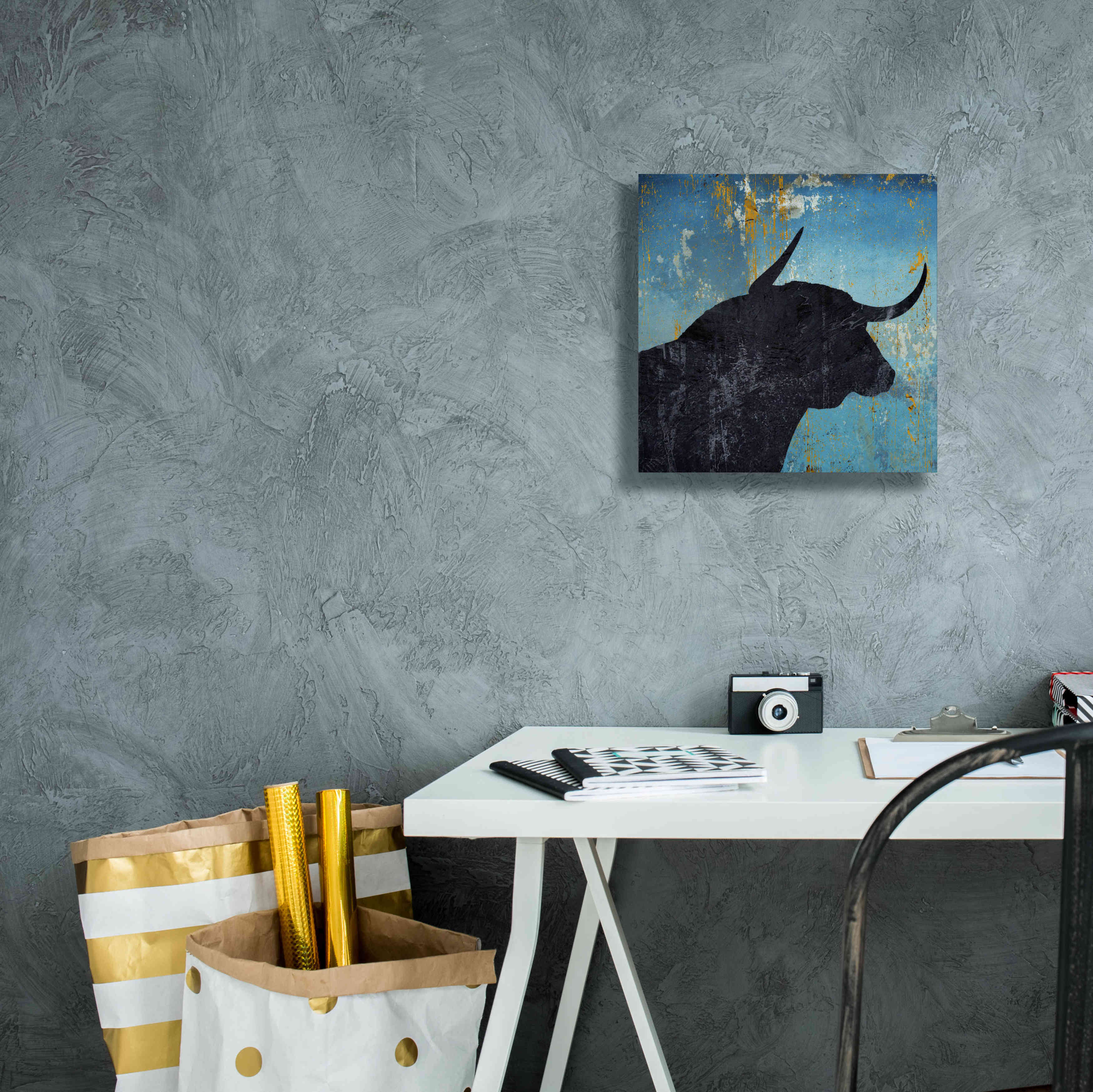'Bulldom 2' by Karen Smith Giclee Canvas Wall Art,12x12