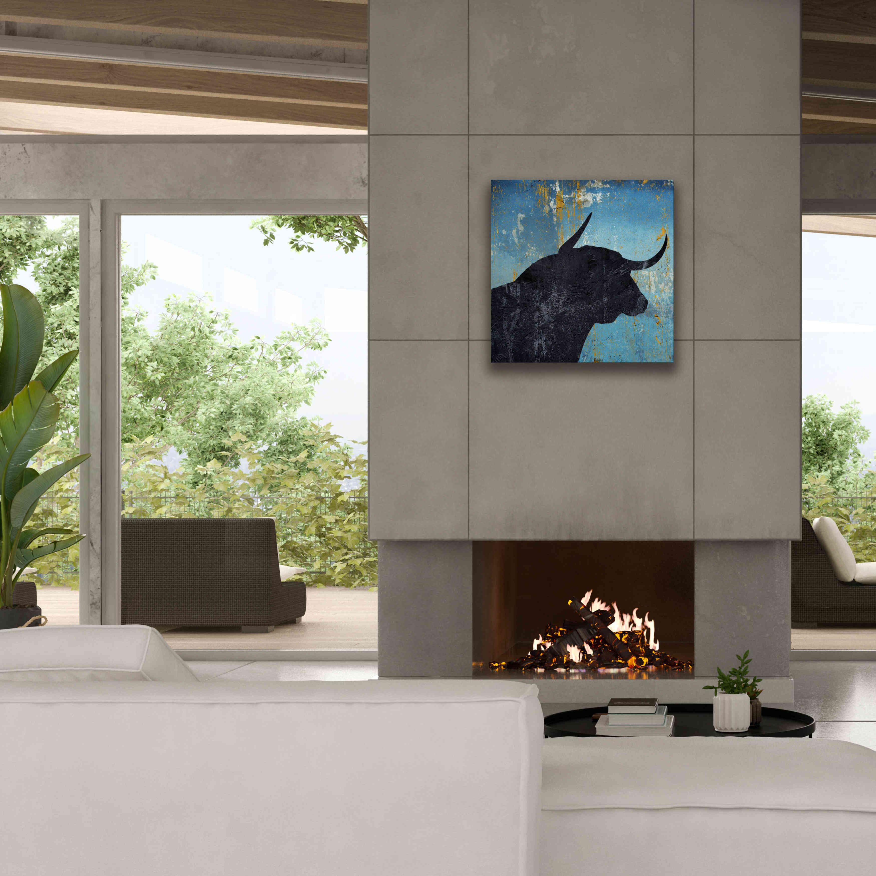'Bulldom 2' by Karen Smith Giclee Canvas Wall Art,26x26
