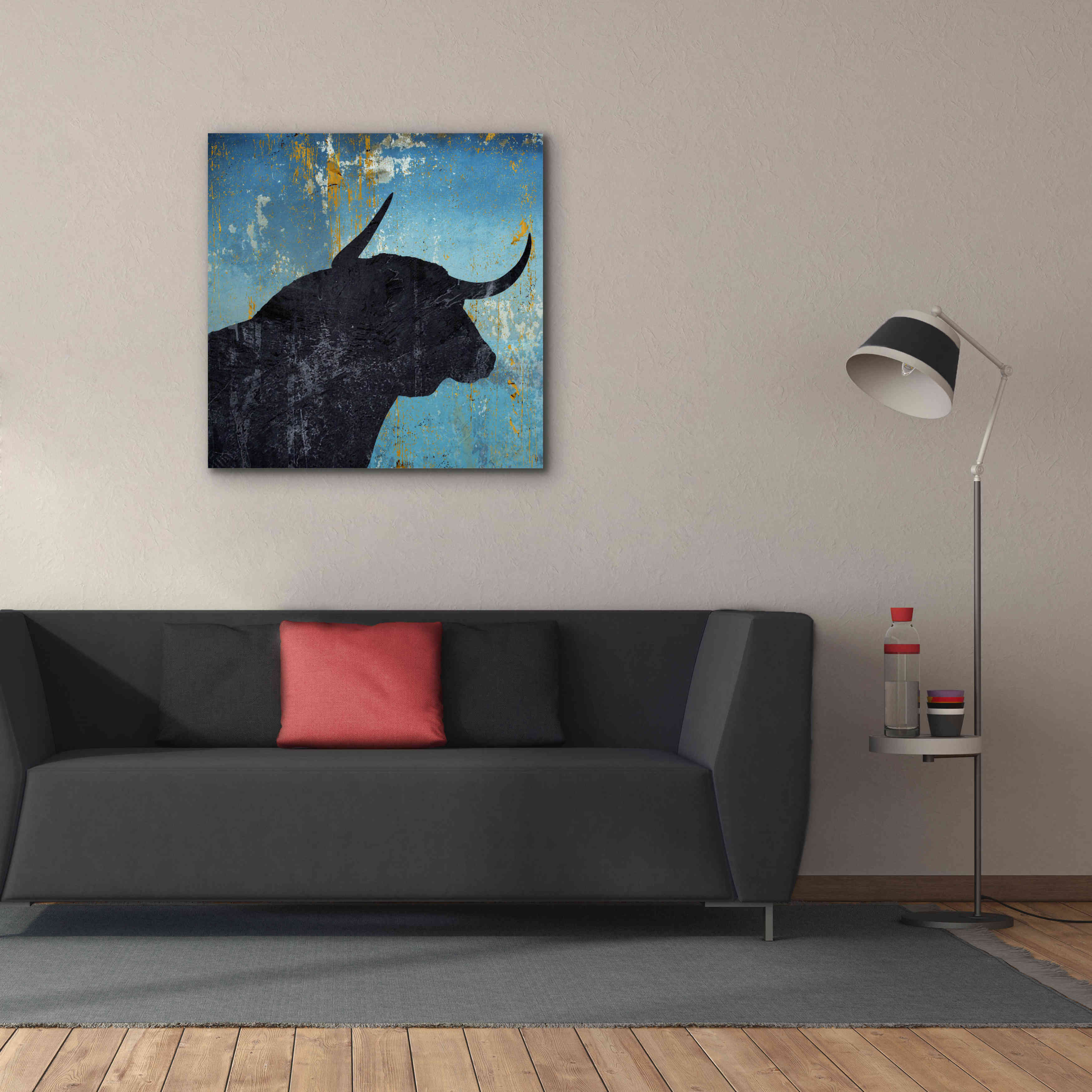 'Bulldom 2' by Karen Smith Giclee Canvas Wall Art,37x37