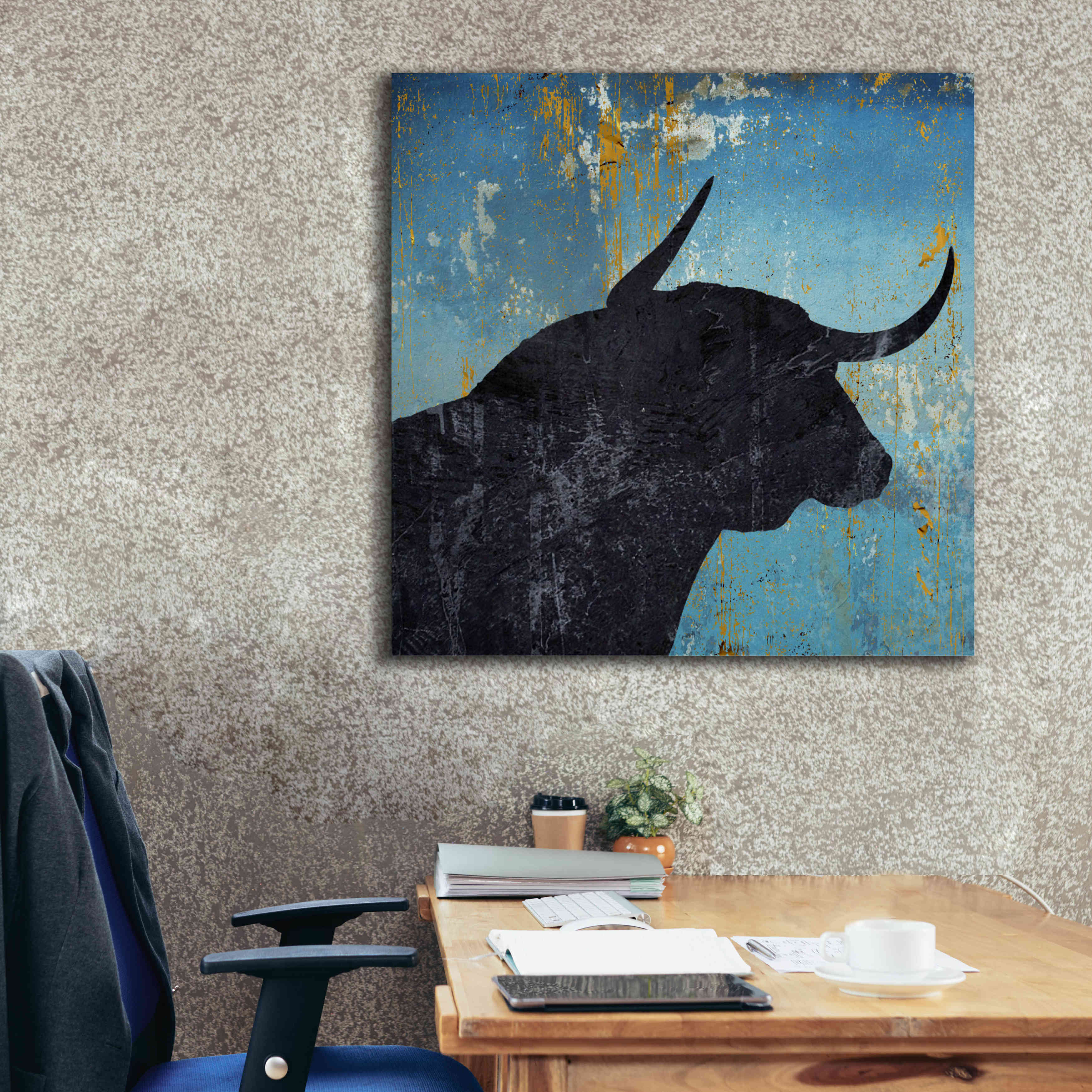 'Bulldom 2' by Karen Smith Giclee Canvas Wall Art,37x37