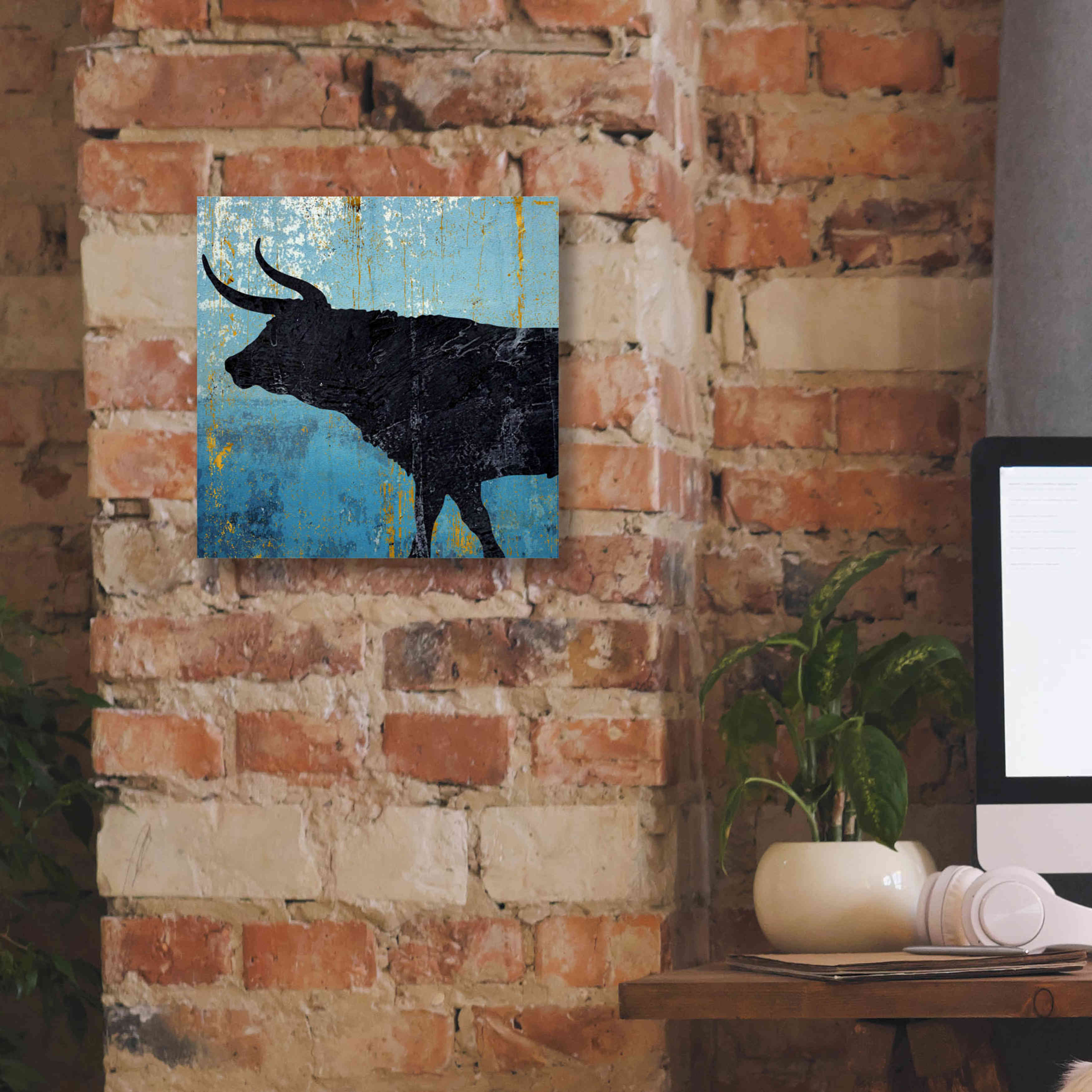 'Bulldom 1' by Karen Smith Giclee Canvas Wall Art,12x12