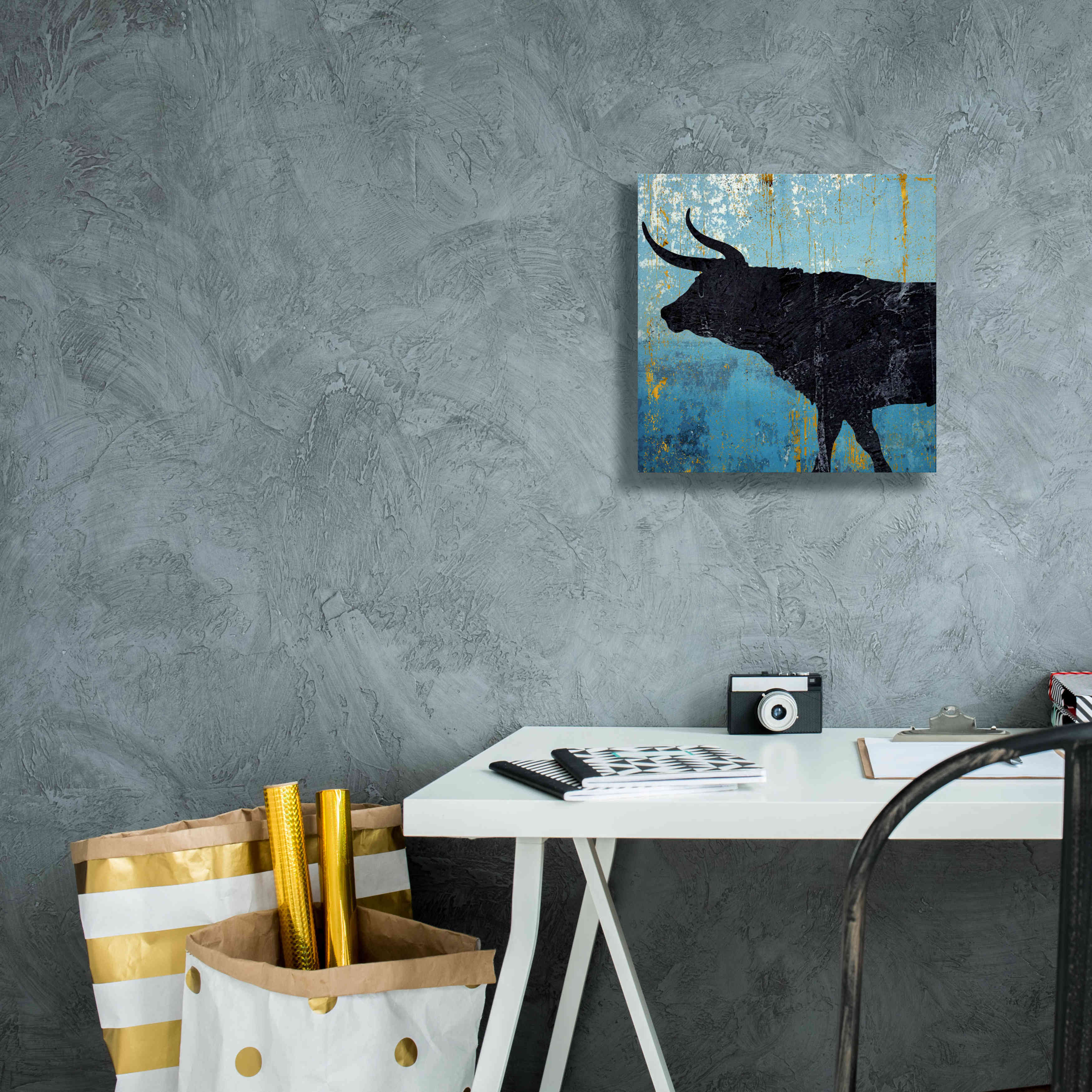 'Bulldom 1' by Karen Smith Giclee Canvas Wall Art,12x12