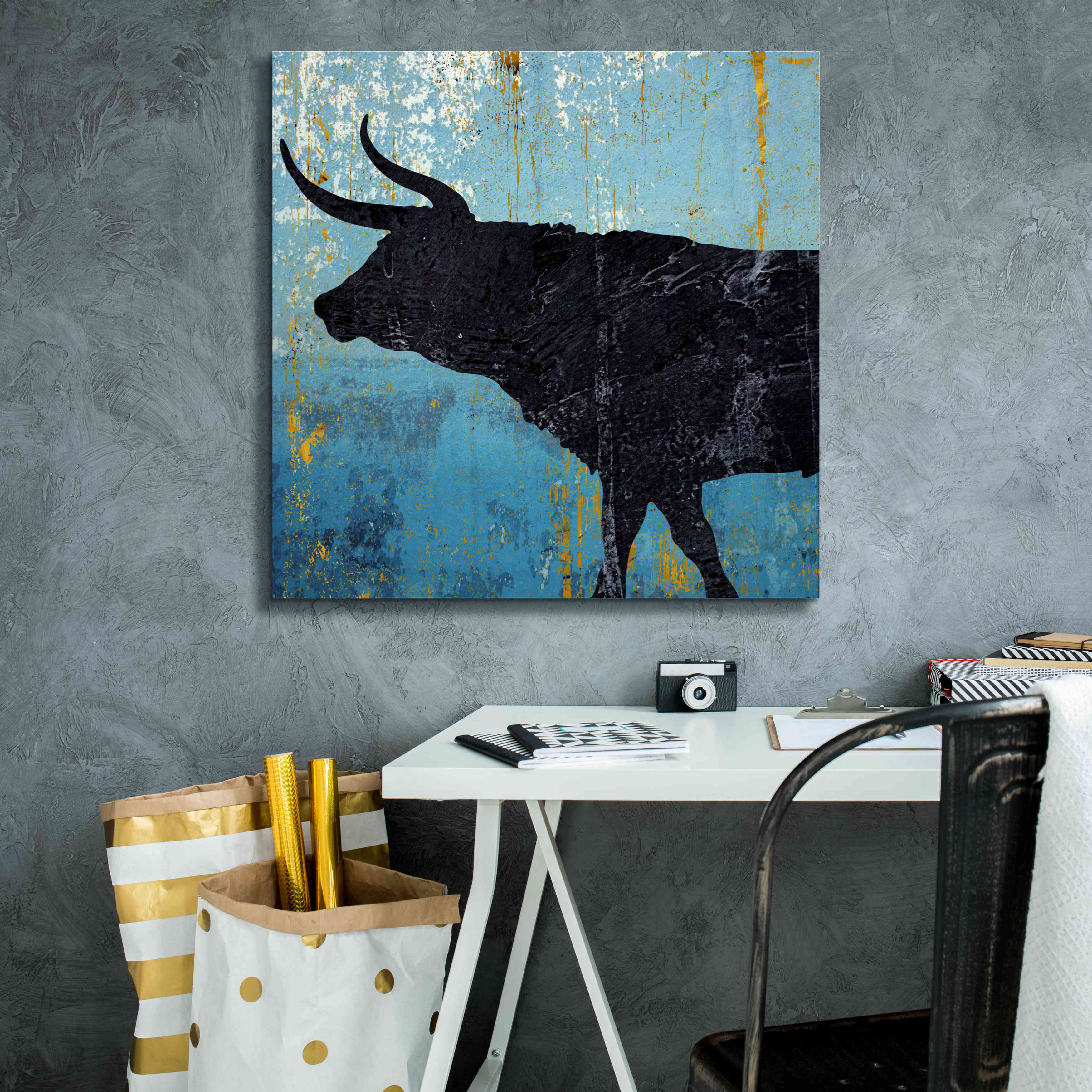 'Bulldom 1' by Karen Smith Giclee Canvas Wall Art,26x26