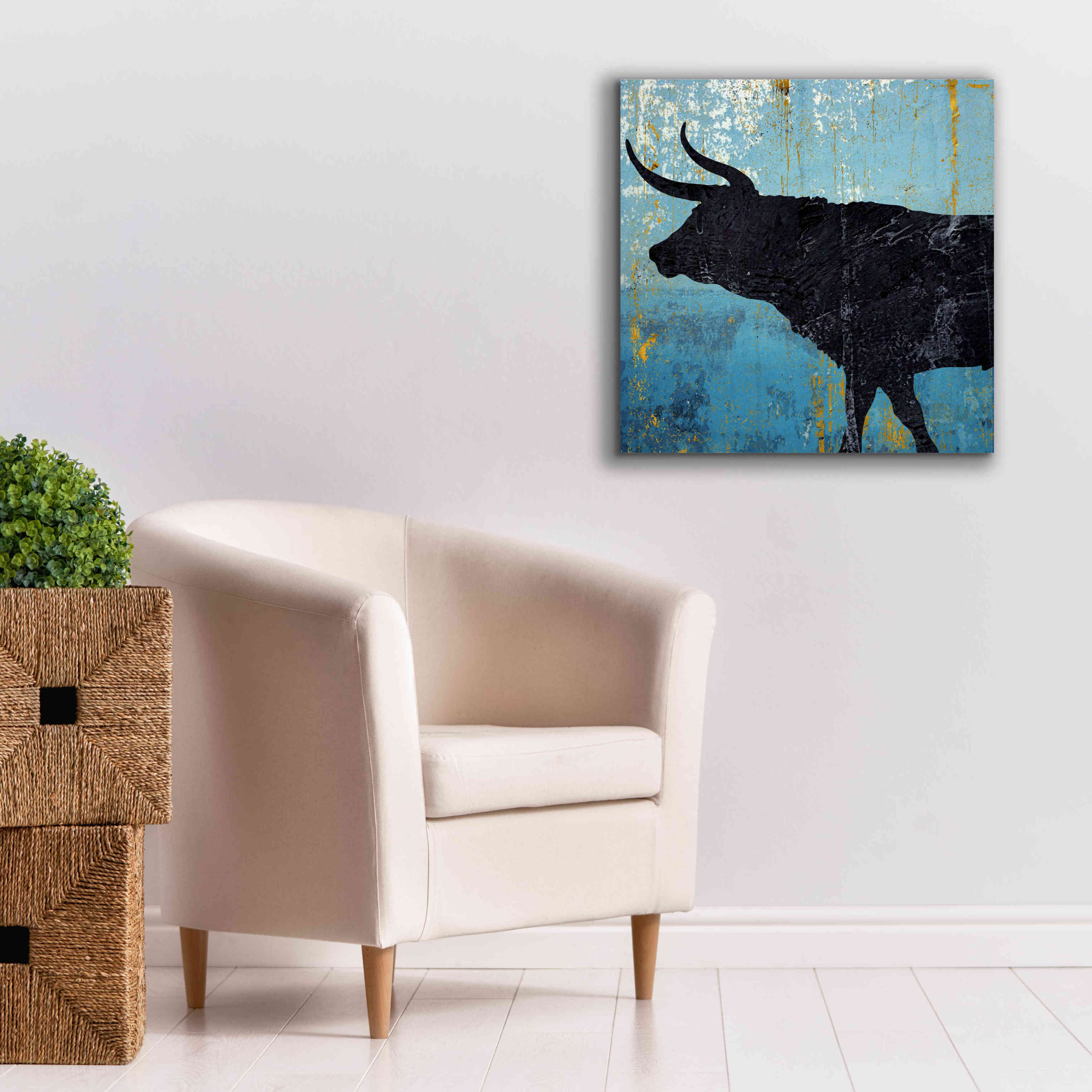 'Bulldom 1' by Karen Smith Giclee Canvas Wall Art,26x26