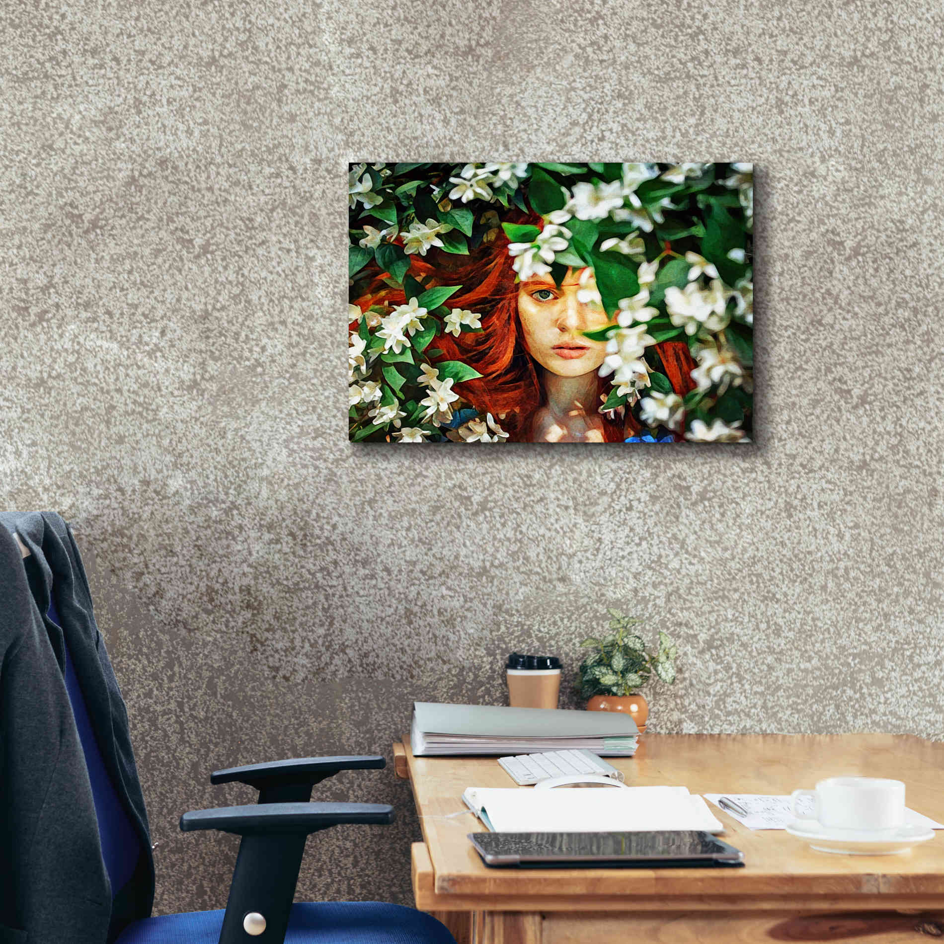 'Hidden Beauty' by Ashley Aldridge Giclee Canvas Wall Art,26 x 18