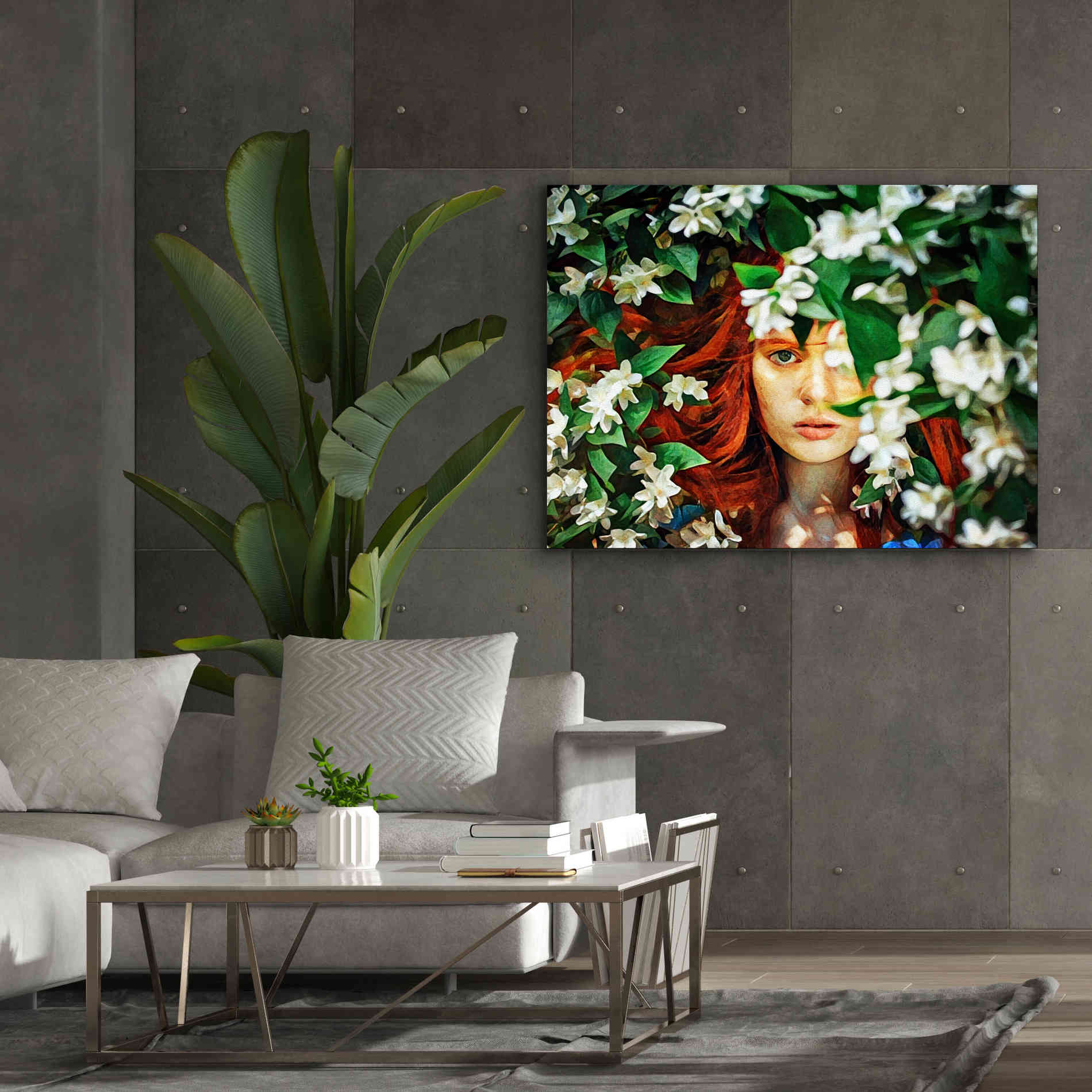 'Hidden Beauty' by Ashley Aldridge Giclee Canvas Wall Art,54 x 40