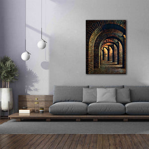 'Medieval Vaulted Cellar 1' by Ashley Aldridge Giclee Canvas Wall Art,40 x 54