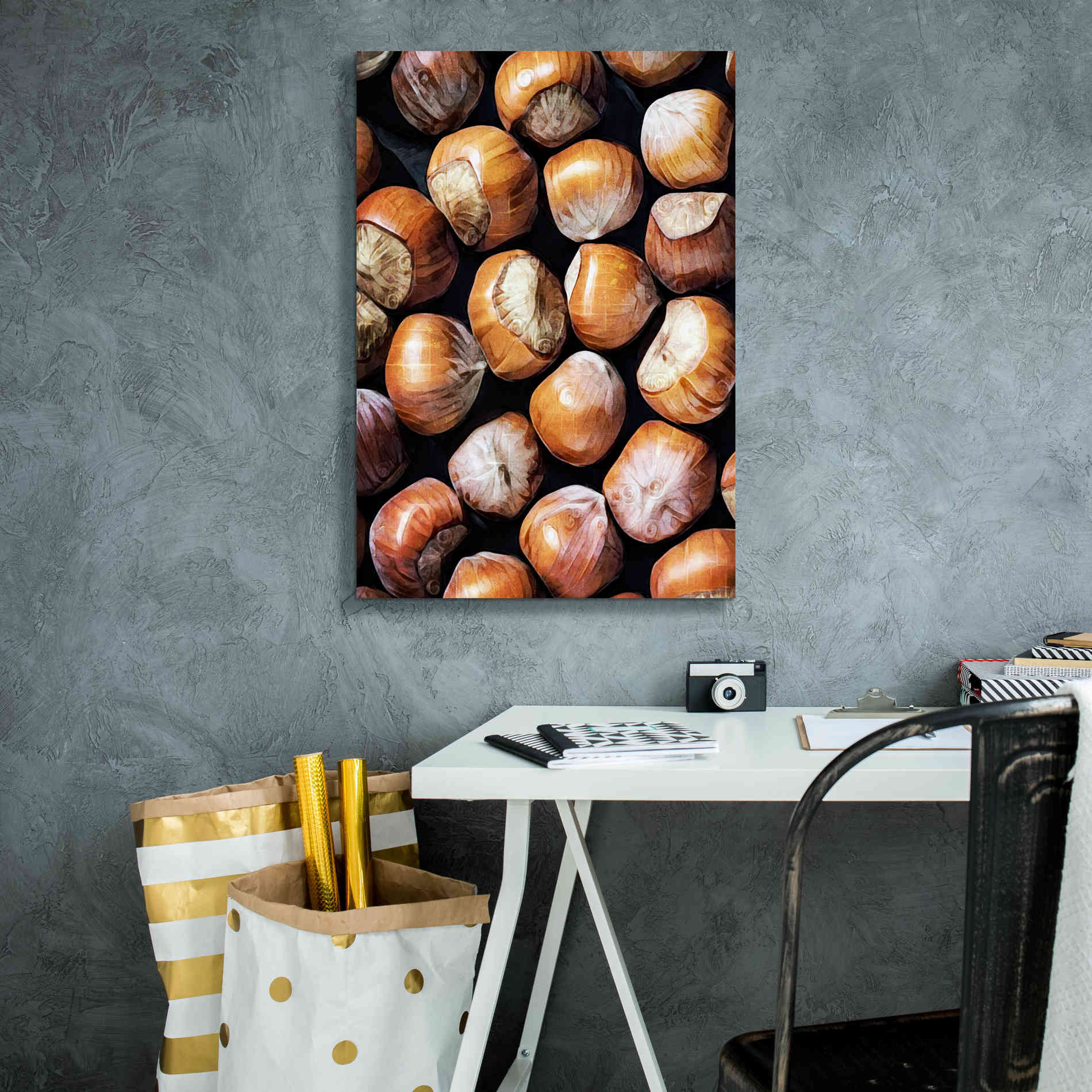 'Fruit Of The Hazel 1' by Ashley Aldridge Giclee Canvas Wall Art,18 x 26