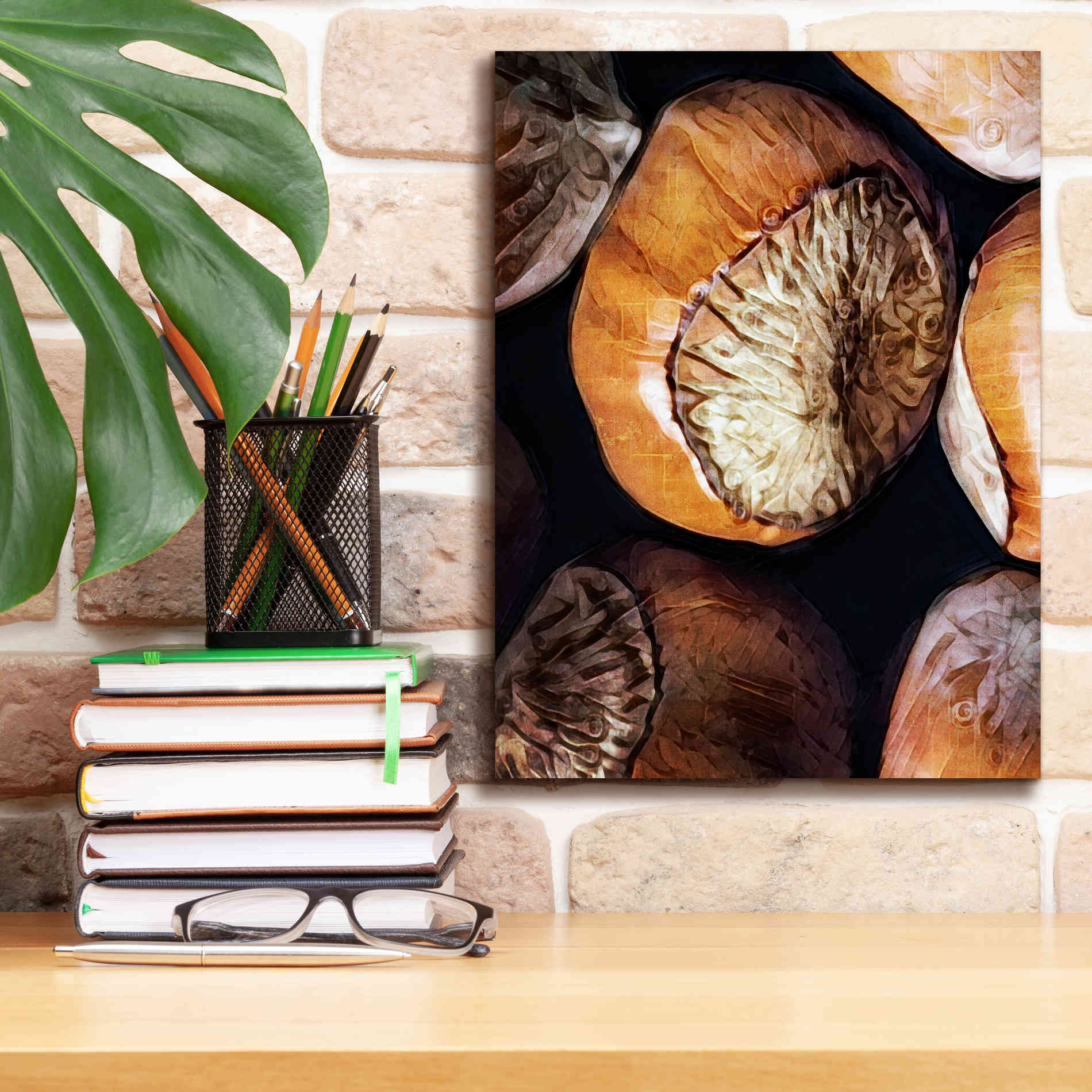 'Fruit Of The Hazel 3' by Ashley Aldridge Giclee Canvas Wall Art,12 x 16