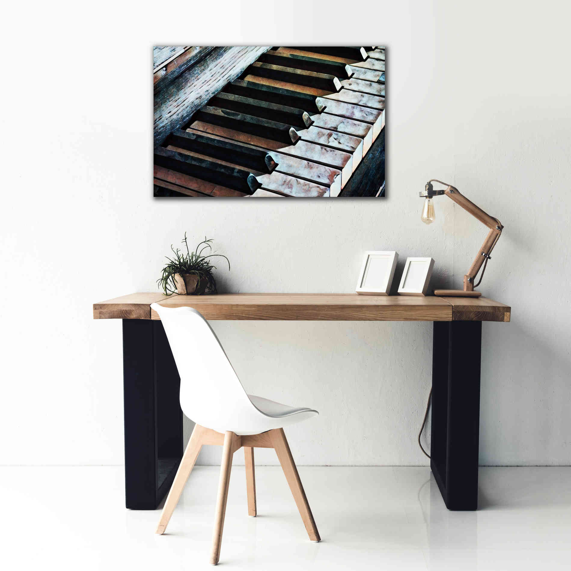 'Magnified & Musical 1' by Ashley Aldridge Giclee Canvas Wall Art,40 x 26