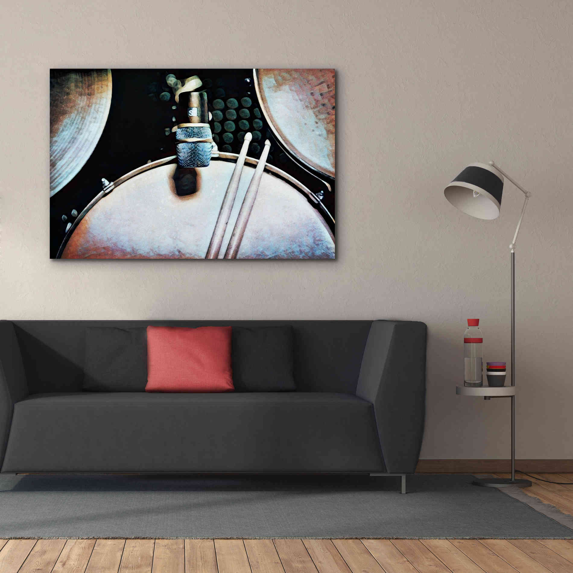 'Magnified & Musical 2' by Ashley Aldridge Giclee Canvas Wall Art,60 x 40