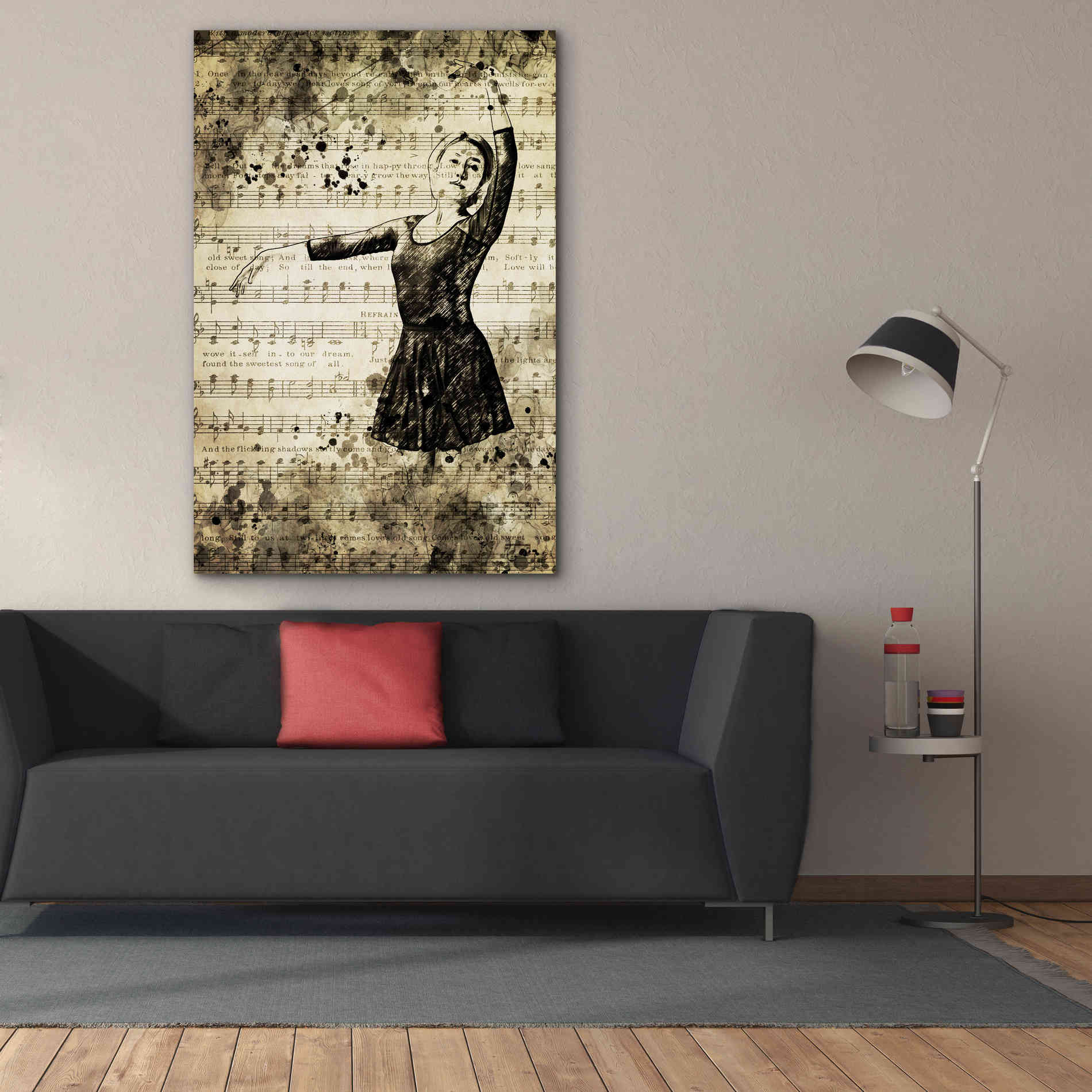 'Prima Ballerina Dream 1' by Ashley Aldridge Giclee Canvas Wall Art,40 x 60