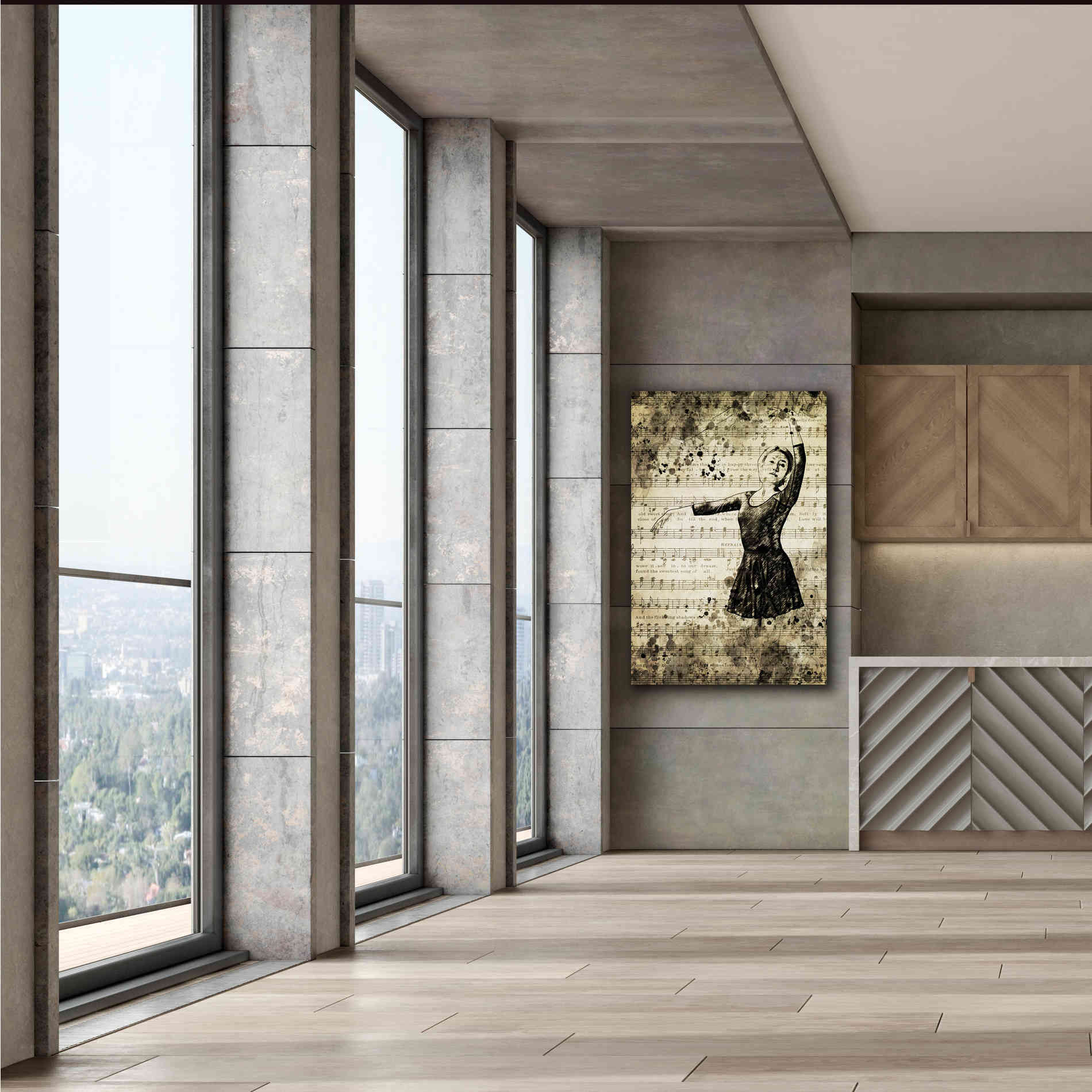 'Prima Ballerina Dream 1' by Ashley Aldridge Giclee Canvas Wall Art,40 x 60
