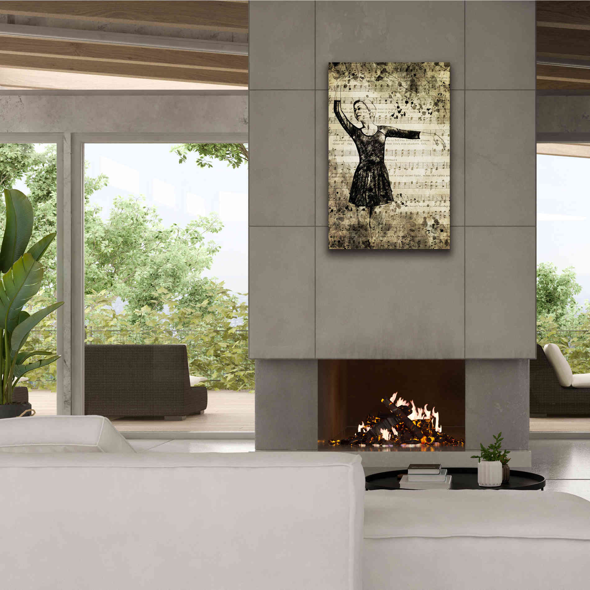 'Prima Ballerina Dream 3' by Ashley Aldridge Giclee Canvas Wall Art,26 x 40