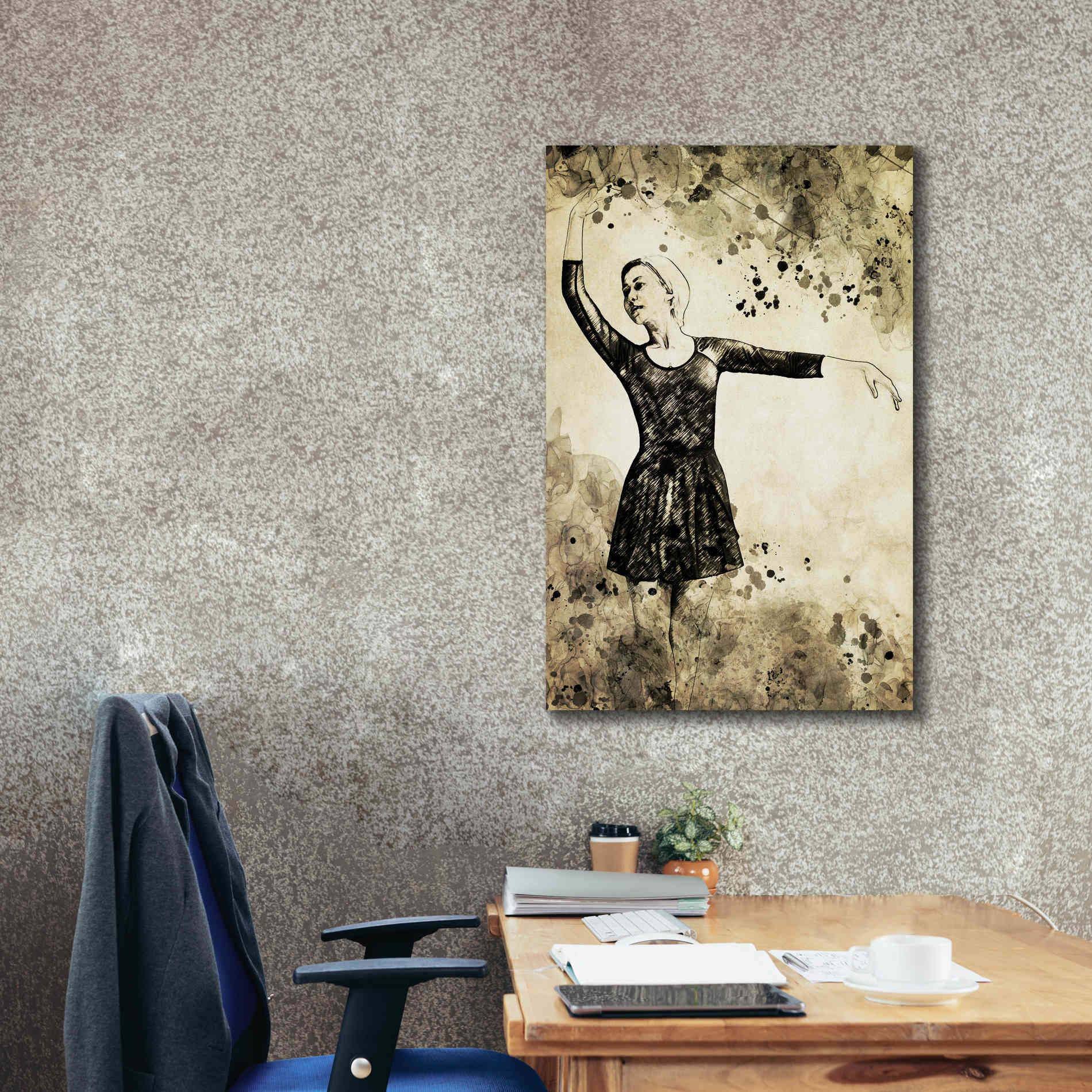 'Prima Ballerina Dream 4' by Ashley Aldridge Giclee Canvas Wall Art,26 x 40