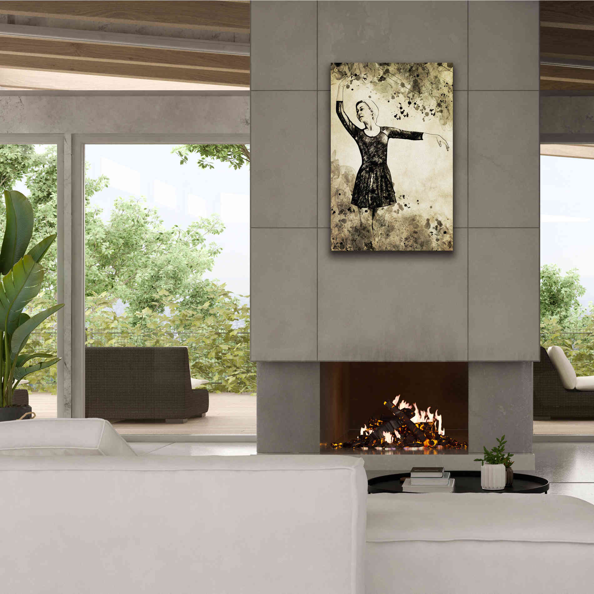 'Prima Ballerina Dream 4' by Ashley Aldridge Giclee Canvas Wall Art,26 x 40