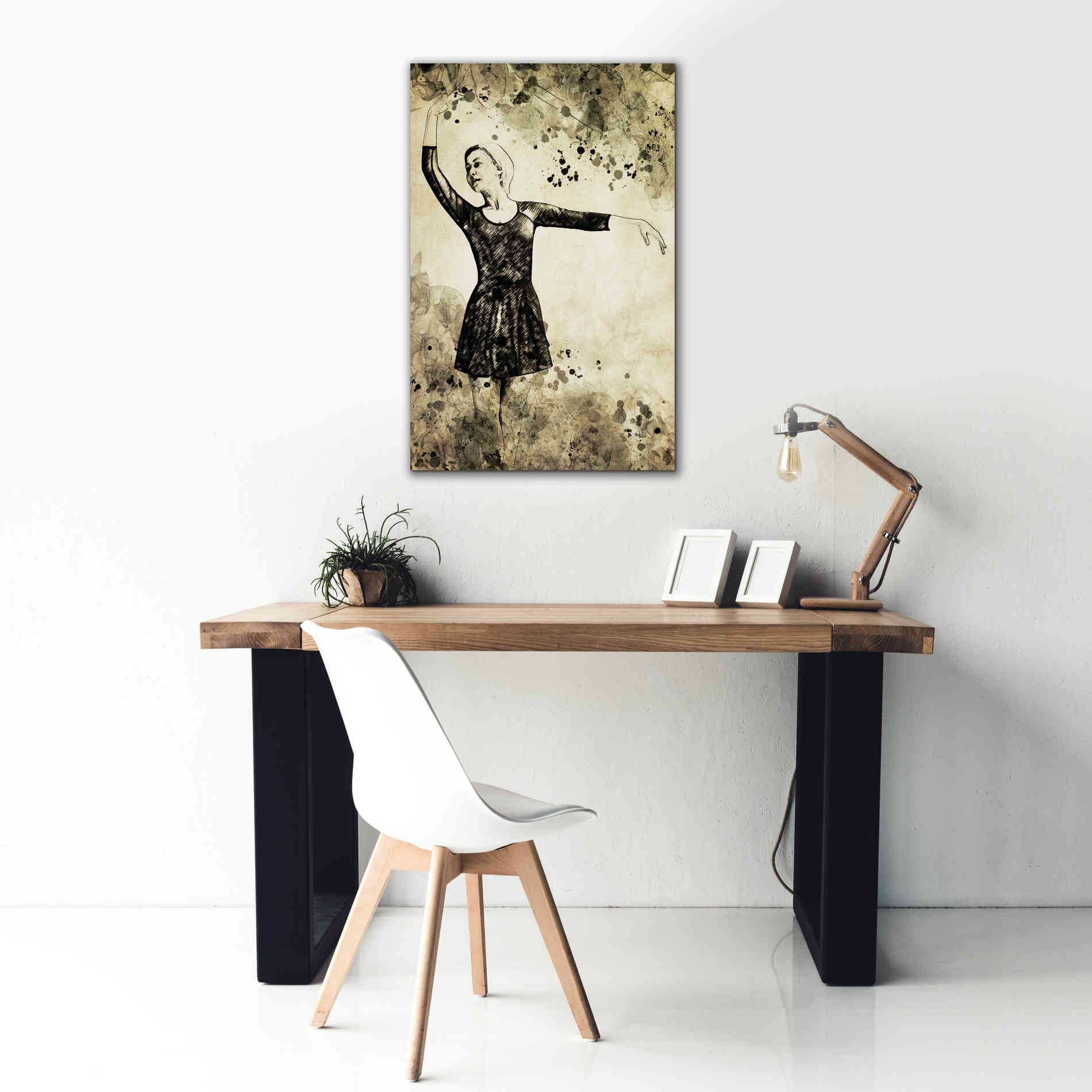 'Prima Ballerina Dream 4' by Ashley Aldridge Giclee Canvas Wall Art,26 x 40