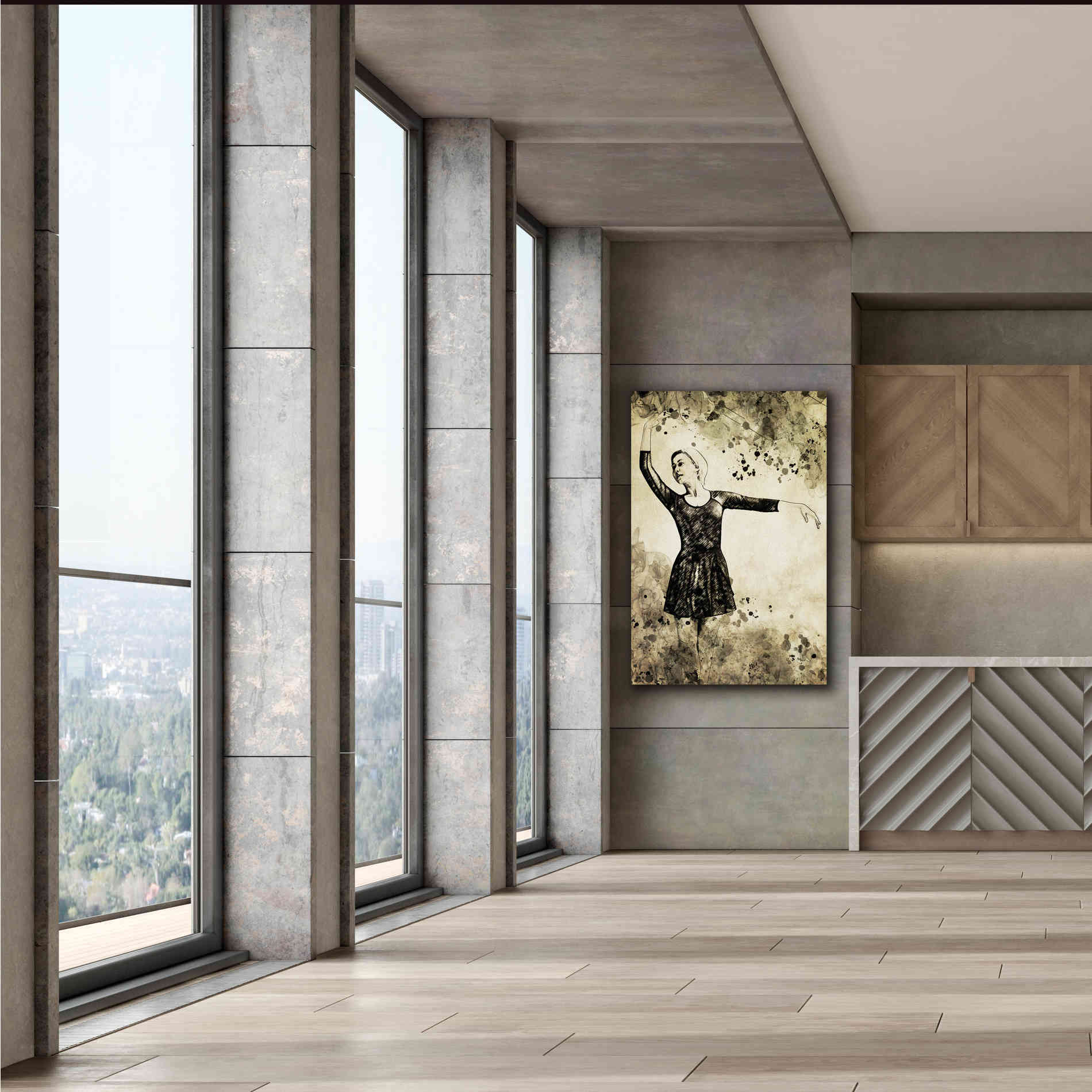 'Prima Ballerina Dream 4' by Ashley Aldridge Giclee Canvas Wall Art,40 x 60