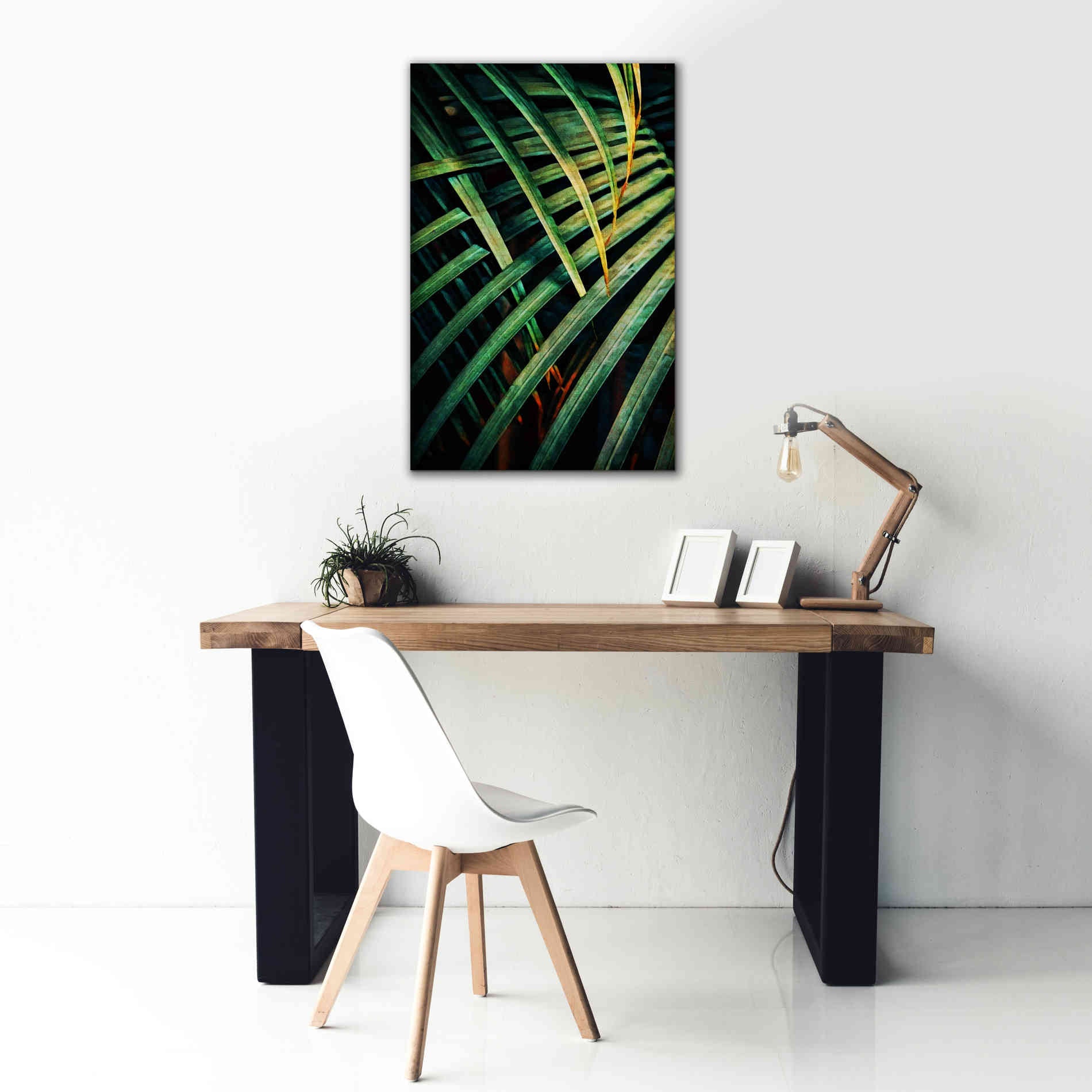 'Beauty Amongst Palms 1' by Ashley Aldridge Giclee Canvas Wall Art,26 x 40