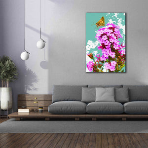 'Skipper On Flox' by Evelia Designs Giclee Canvas Wall Art,40 x 60