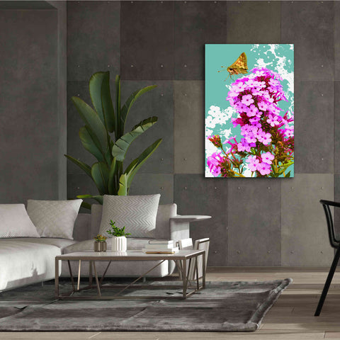 Image of 'Skipper On Flox' by Evelia Designs Giclee Canvas Wall Art,40 x 60