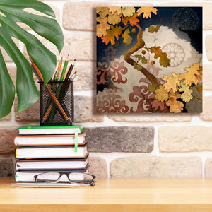 'Clouding Autumn Night' by Evelia Designs Giclee Canvas Wall Art,12 x 12