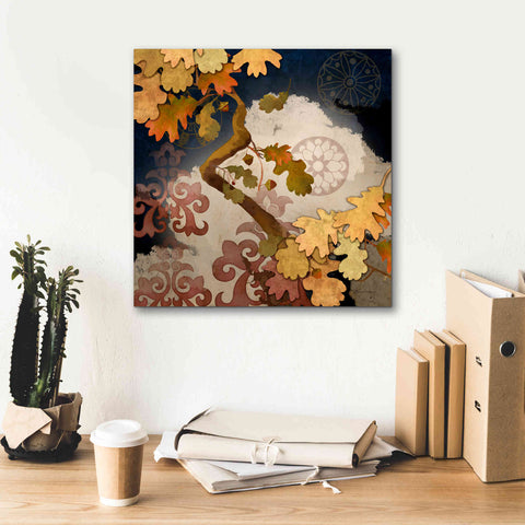 Image of 'Clouding Autumn Night' by Evelia Designs Giclee Canvas Wall Art,18 x 18