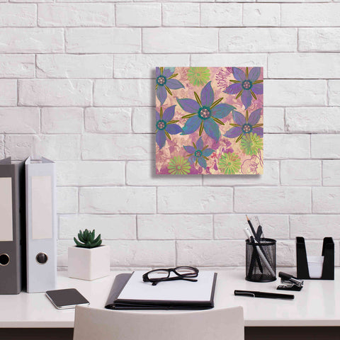 Image of 'Borage Sprites Of Sagrada' by Evelia Designs Giclee Canvas Wall Art,12 x 12