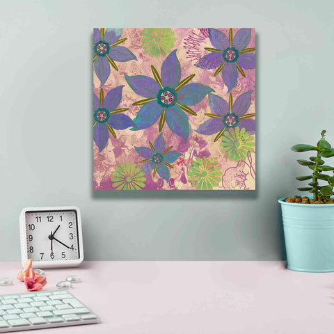 Image of 'Borage Sprites Of Sagrada' by Evelia Designs Giclee Canvas Wall Art,12 x 12