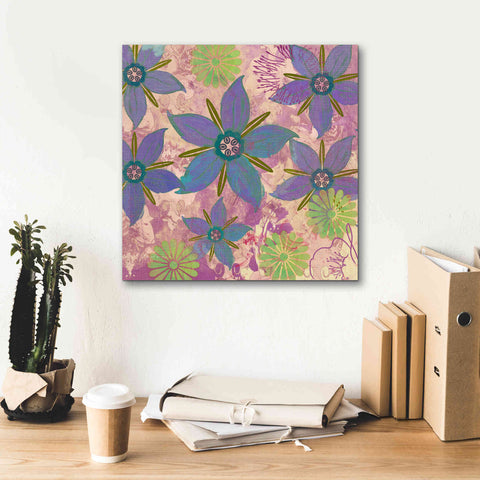 Image of 'Borage Sprites Of Sagrada' by Evelia Designs Giclee Canvas Wall Art,18 x 18