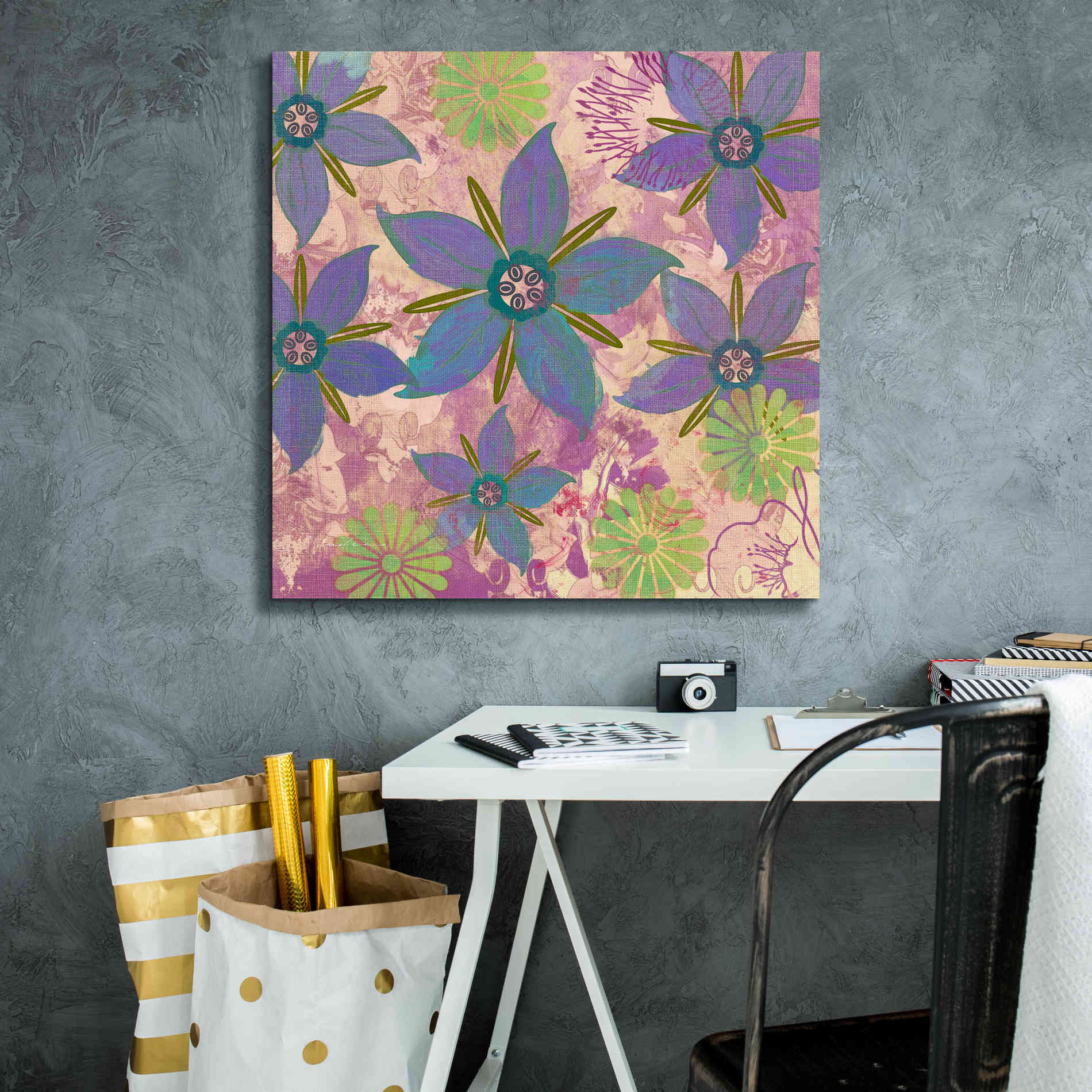 'Borage Sprites Of Sagrada' by Evelia Designs Giclee Canvas Wall Art,26 x 26