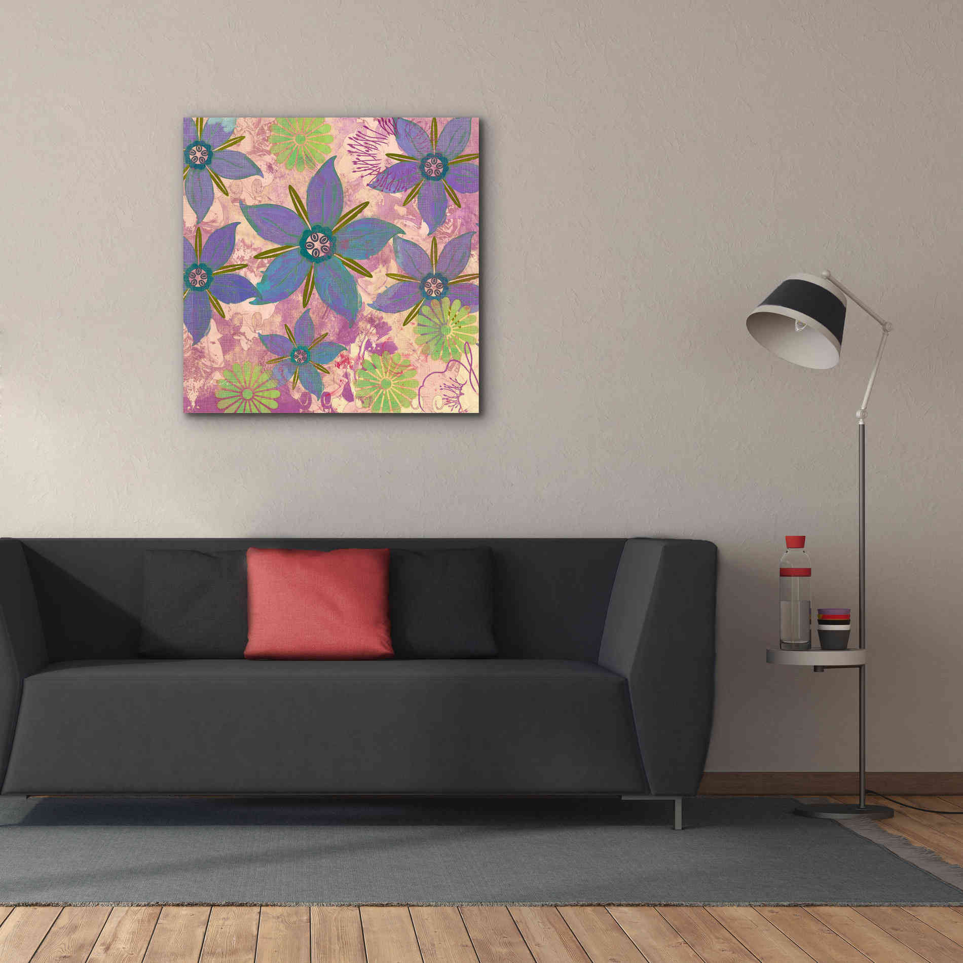 'Borage Sprites Of Sagrada' by Evelia Designs Giclee Canvas Wall Art,37 x 37