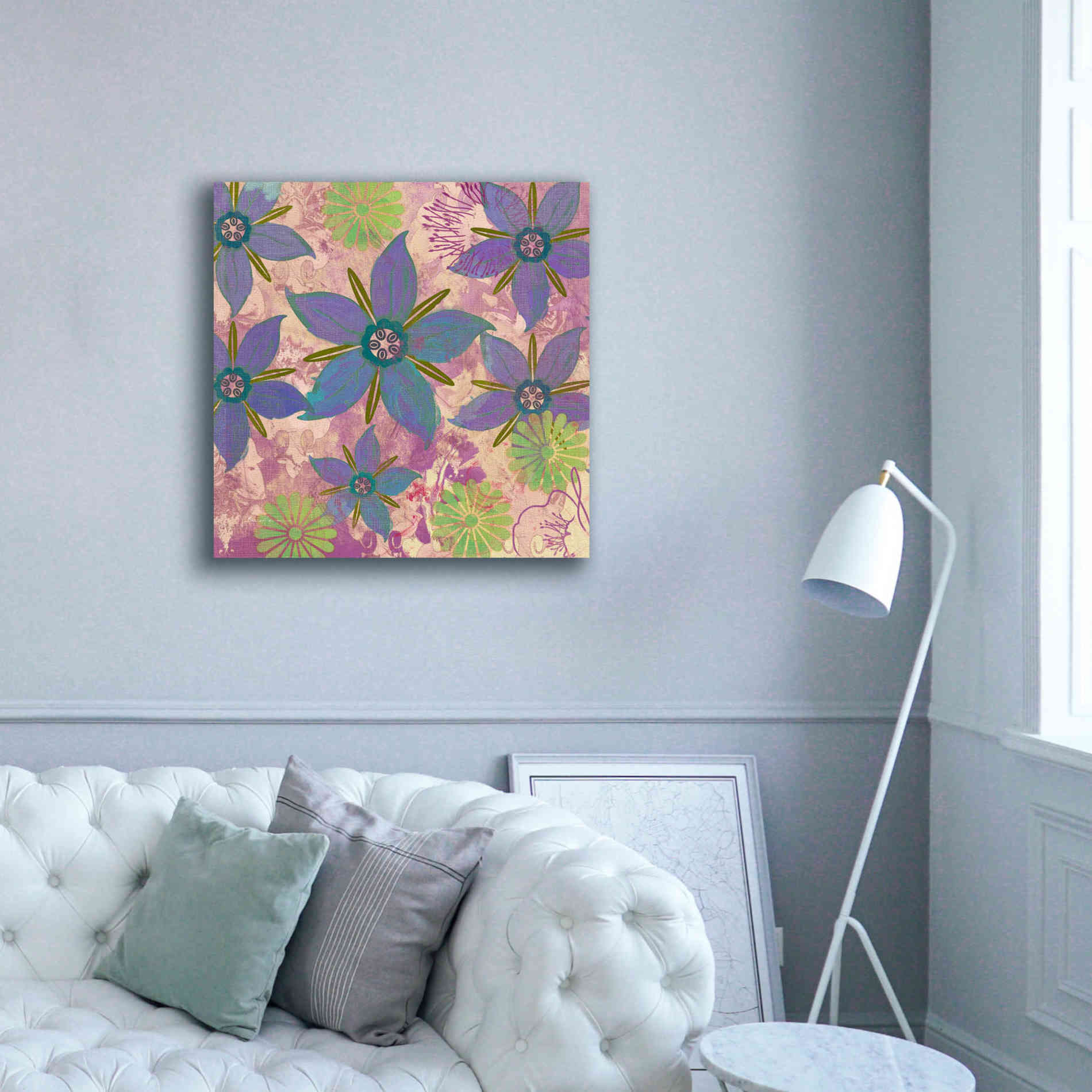 'Borage Sprites Of Sagrada' by Evelia Designs Giclee Canvas Wall Art,37 x 37