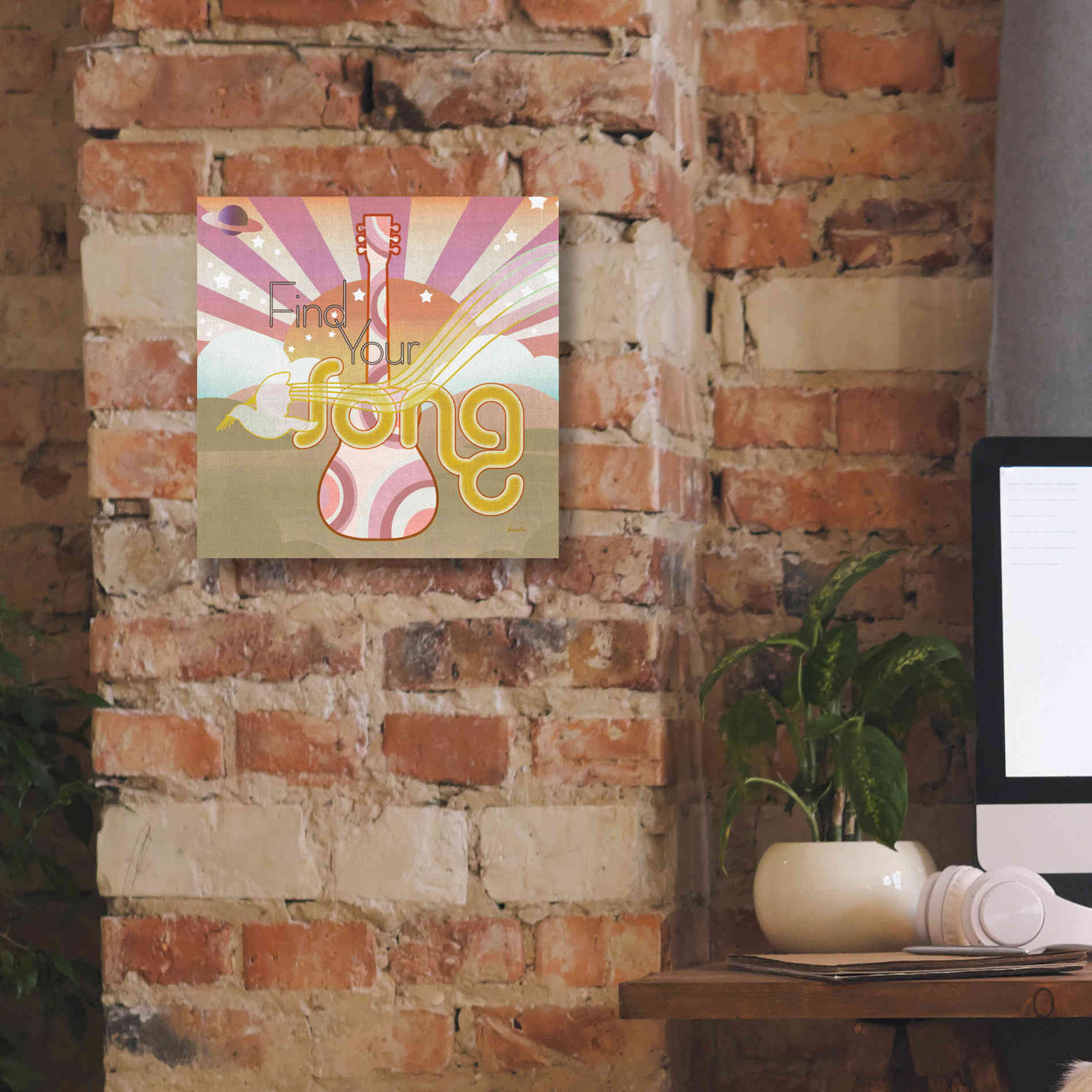 'Max Out' by Evelia Designs Giclee Canvas Wall Art,12 x 12