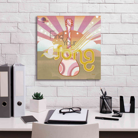 Image of 'Max Out' by Evelia Designs Giclee Canvas Wall Art,18 x 18