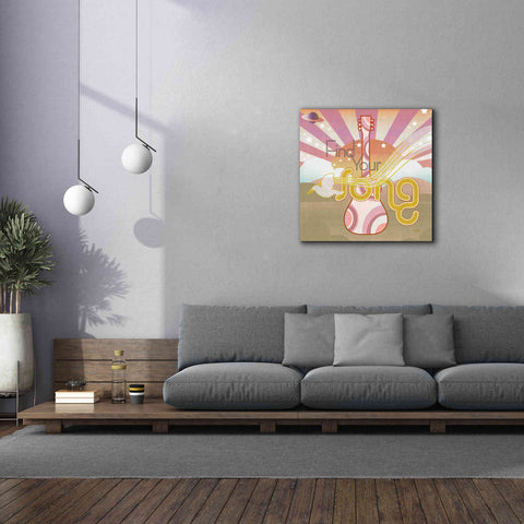 Image of 'Max Out' by Evelia Designs Giclee Canvas Wall Art,37 x 37