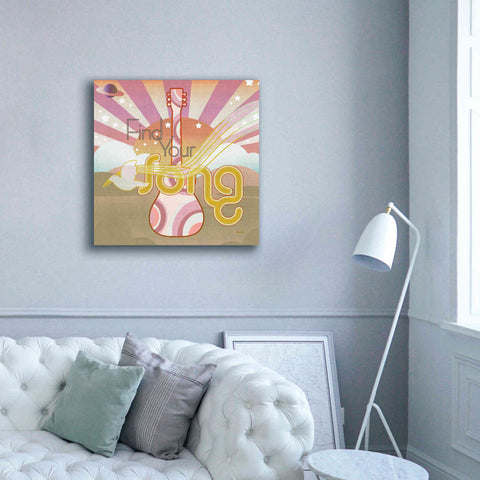 Image of 'Max Out' by Evelia Designs Giclee Canvas Wall Art,37 x 37