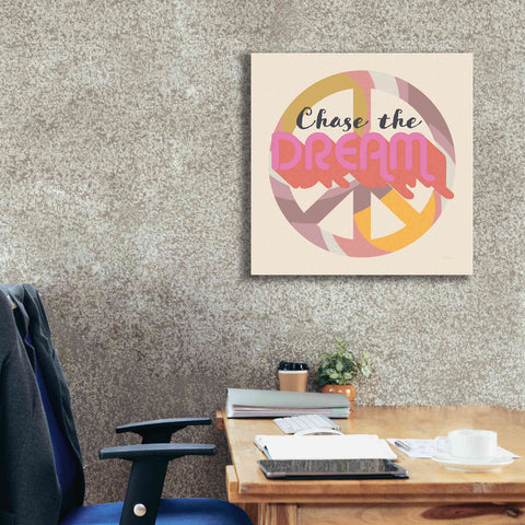 Image of 'Chase The Dream' by Evelia Designs Giclee Canvas Wall Art,26 x 26