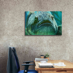'Turquoisesplash Two' by Steve Hunziker Giclee Canvas Wall Art,40 x 26