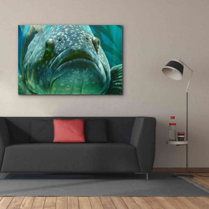 'Turquoisesplash Two' by Steve Hunziker Giclee Canvas Wall Art,60 x 40