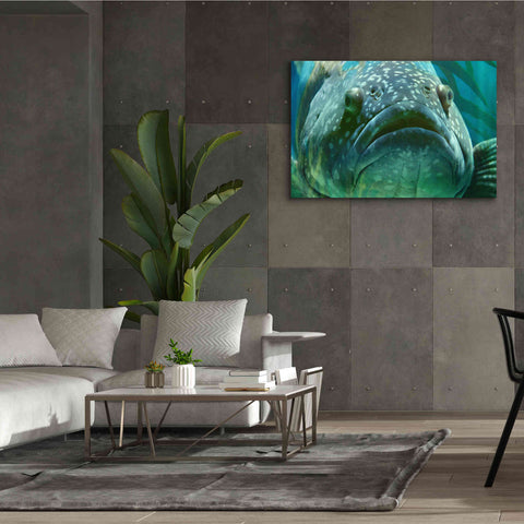 Image of 'Turquoisesplash Two' by Steve Hunziker Giclee Canvas Wall Art,60 x 40