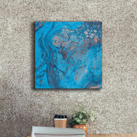 Image of 'Craquelure Two' by Steve Hunziker Giclee Canvas Wall Art,18 x 18