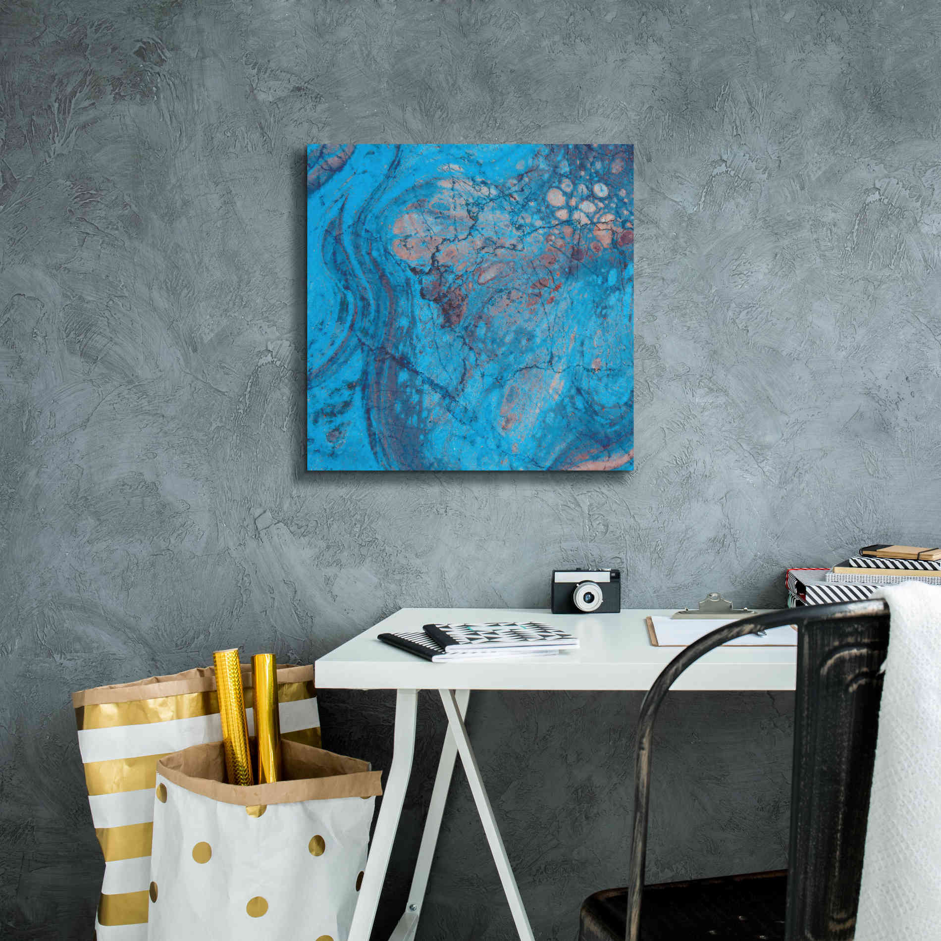 'Craquelure Two' by Steve Hunziker Giclee Canvas Wall Art,18 x 18