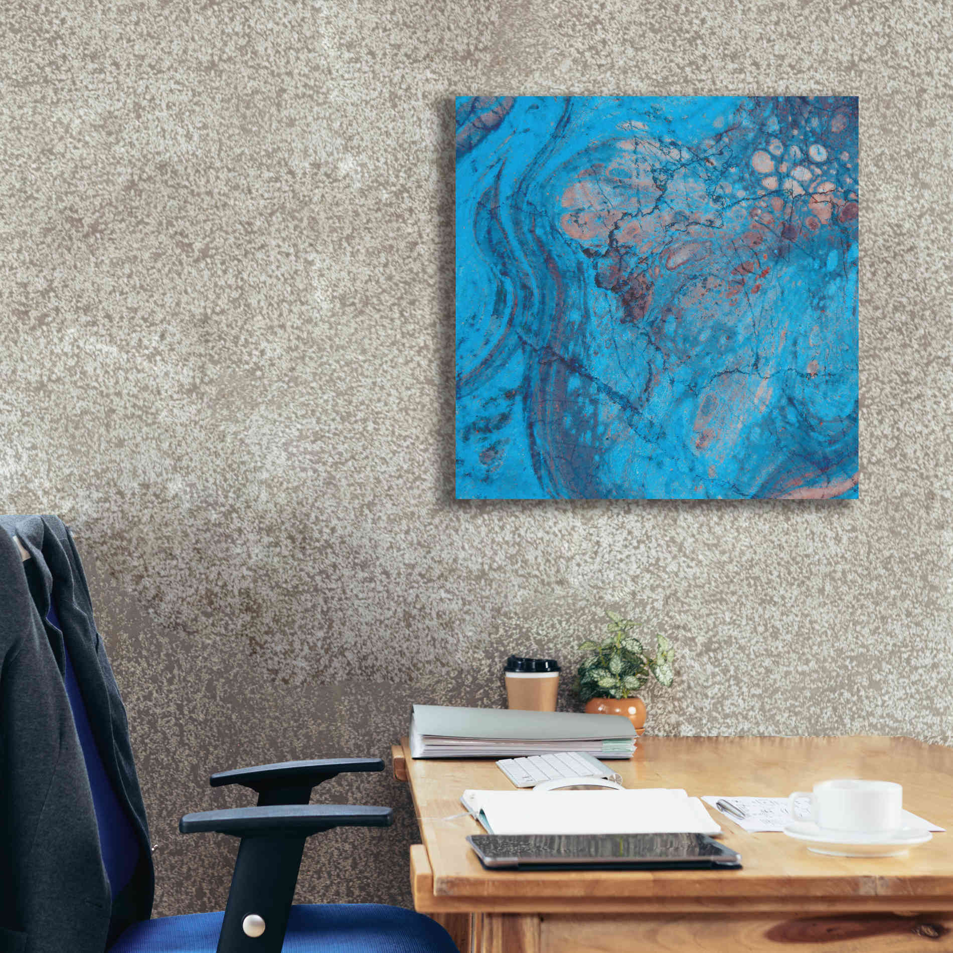 'Craquelure Two' by Steve Hunziker Giclee Canvas Wall Art,26 x 26