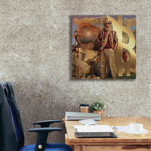 'Bitcoin Deco Eleven' by Steve Hunziker Giclee Canvas Wall Art,26 x 26