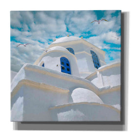 'Grecianblue Three' by Steve Hunziker Giclee Canvas Wall Art
