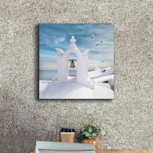 'Grecianblue Two' by Steve Hunziker Giclee Canvas Wall Art,18 x 18