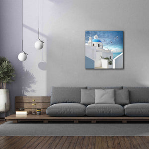 'Grecianblue One' by Steve Hunziker Giclee Canvas Wall Art,37 x 37