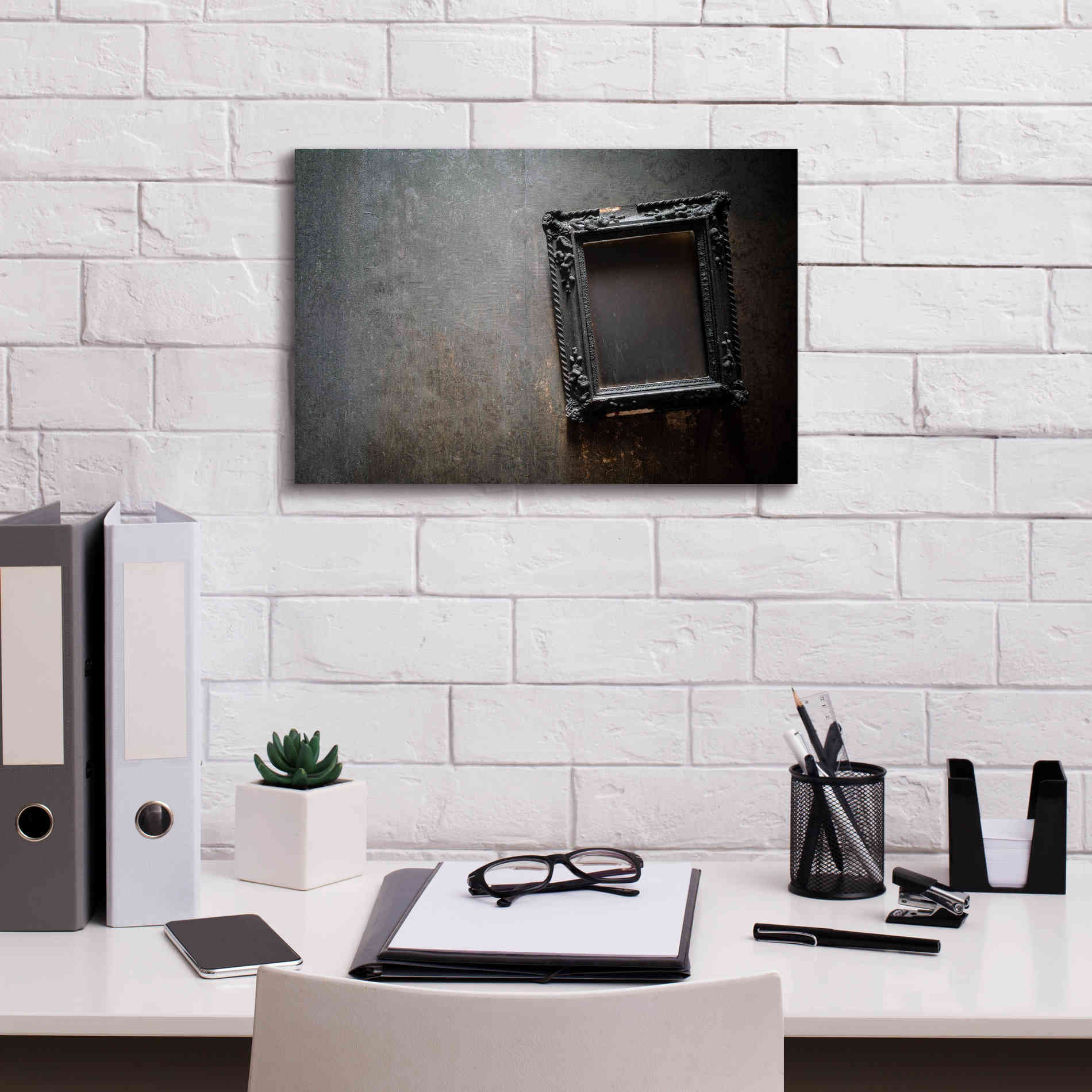 'Burned Frame' by Roman Robroek Giclee Canvas Wall Art,18 x 12